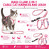 Touchcat 'Radi-Claw' Durable Cable Cat Harness and Leash Combo