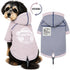 Touchdog 'Cloudburst' Reversible Fashion Waterproof Dog Raincoat X-Small Pink