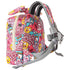 Touchdog ® Designer Patterned Large Pocketed Zippered Duffle Dog Backpack and Harness