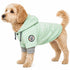 Touchdog ® Hampton Beach Ultra-Soft Blasted Cotton Hooded Dog Sweater Large Green