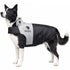 Touchdog ® Lightening-Shield 2-in-1 Dual-Removable-Layered Waterproof Dog Jacket X-Small Black, Grey