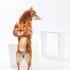 Touchdog ® Lion Designer Large-Pocketed Velcro Dog Backpack and Harness