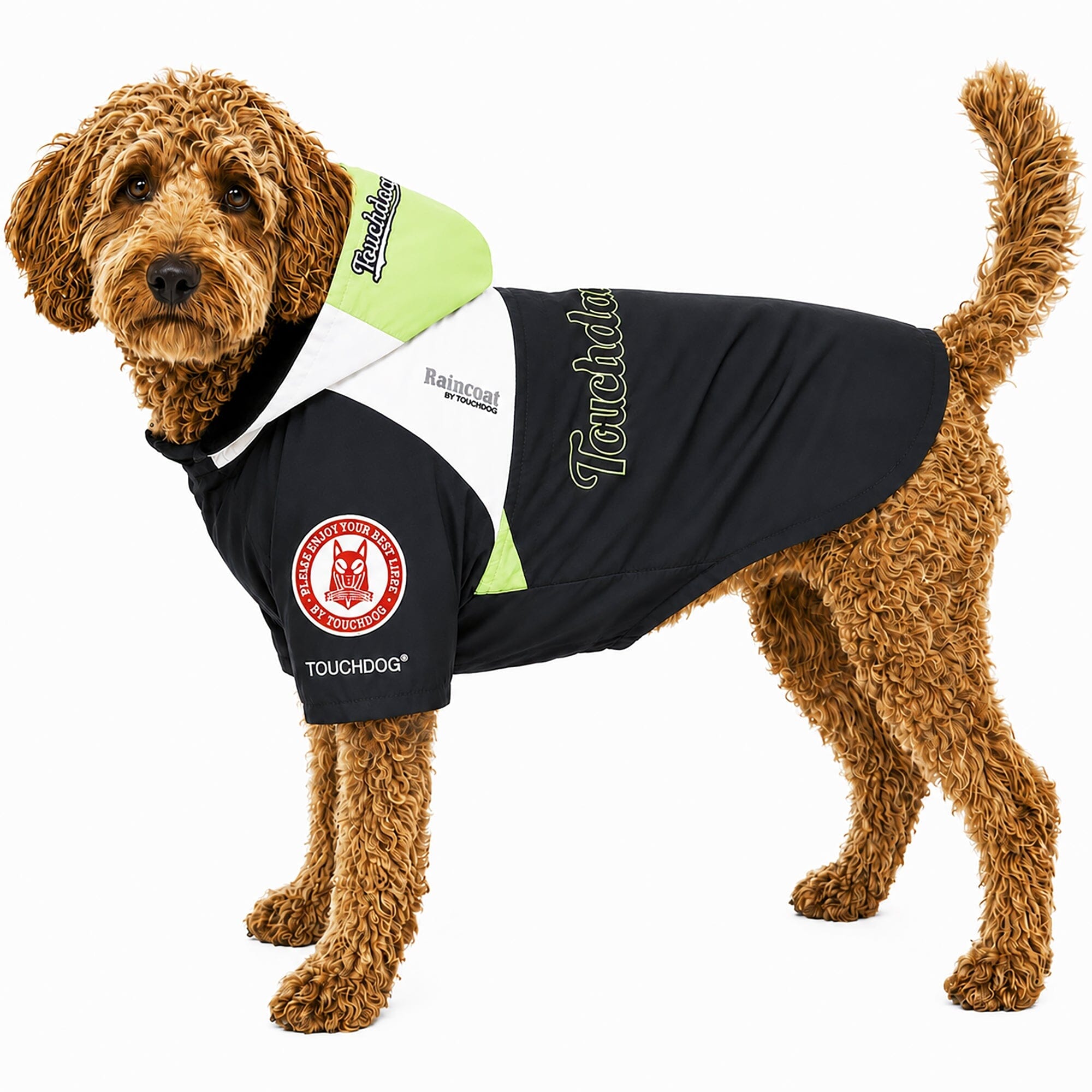 Touchdog ® 'Mount Pinnacle' Insulated Performance Retro Ski Dog Jacket X-Small Black