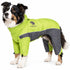 Touchdog ® Quantum-Ice Adjustable and Reflective Full-Body Winter Dog Jacket X-Small Light Yellow, Grey