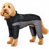 Touchdog ® Quantum-Ice Adjustable and Reflective Full-Body Winter Dog Jacket X-Small Black, Grey