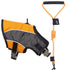 Touchdog ® 'Reflective-Max' 2-in-1 Performance Dog Harness and Leash X-Small Orange, Charcoal Grey