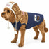 Touchdog ® 'Snowadayz' Pom Pom Hooded Fashion Dog Jacket X-Small Yellow / Blue
