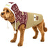 Touchdog ® 'Snowadayz' Pom Pom Hooded Fashion Dog Jacket X-Small Red / Beige