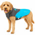 Touchdog ® Subzero-Storm Reflective Year Round Waterproof Dog Coat X-Small Sky Blue, Black