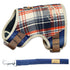 Touchdog ® 'Tough-Boutique' 2-in-1 Adjustable Fashion Dog Harness and Leash X-Small Blue Plaid