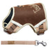Touchdog ® 'Tough-Boutique' 2-in-1 Adjustable Fashion Dog Harness and Leash X-Small Dark Choco Brown