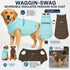Touchdog ® Waggin Swag Ultra-Plush Insulated and Reversible Dog Coat