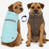 Touchdog ® Waggin Swag Ultra-Plush Insulated and Reversible Dog Coat X-Small Blue / Brown