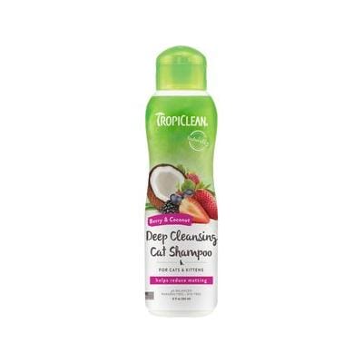 Tropiclean Berry and Coconut Deodorizing Deep Cleansing Professional Cat Shampoo - 12 Oz Default Title