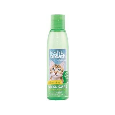 Tropiclean Fresh Breath Dental Health No-Brushing Oral Care Water Additive Solution for Cats - 8 Oz Default Title