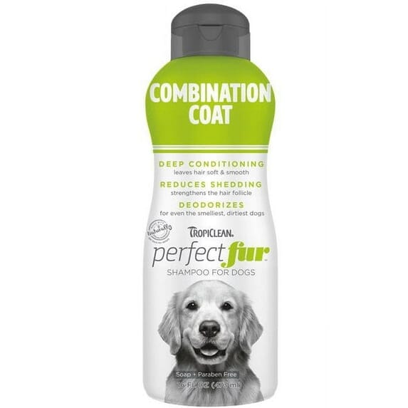 Tropiclean Perfect Fur Sweet Citrus Shed Reducing Conditioning and Deodorizing Combo Dog Shampoo - 16 Oz Default Title