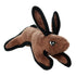 Tuffy Junior Barnyard Rabbit Reinforced Durable Squeak and Floating Plush Dog Toy - Brown Default Title
