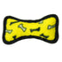 Tuffy Junior Bone Reinforced Durable Squeak Fetch and Floating Plush Dog Toy - Yellow 