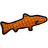 Tuffy Ocean Creature Trout Reinforced Durable Squeak and Floating Plush Dog Toy - Orange Default Title