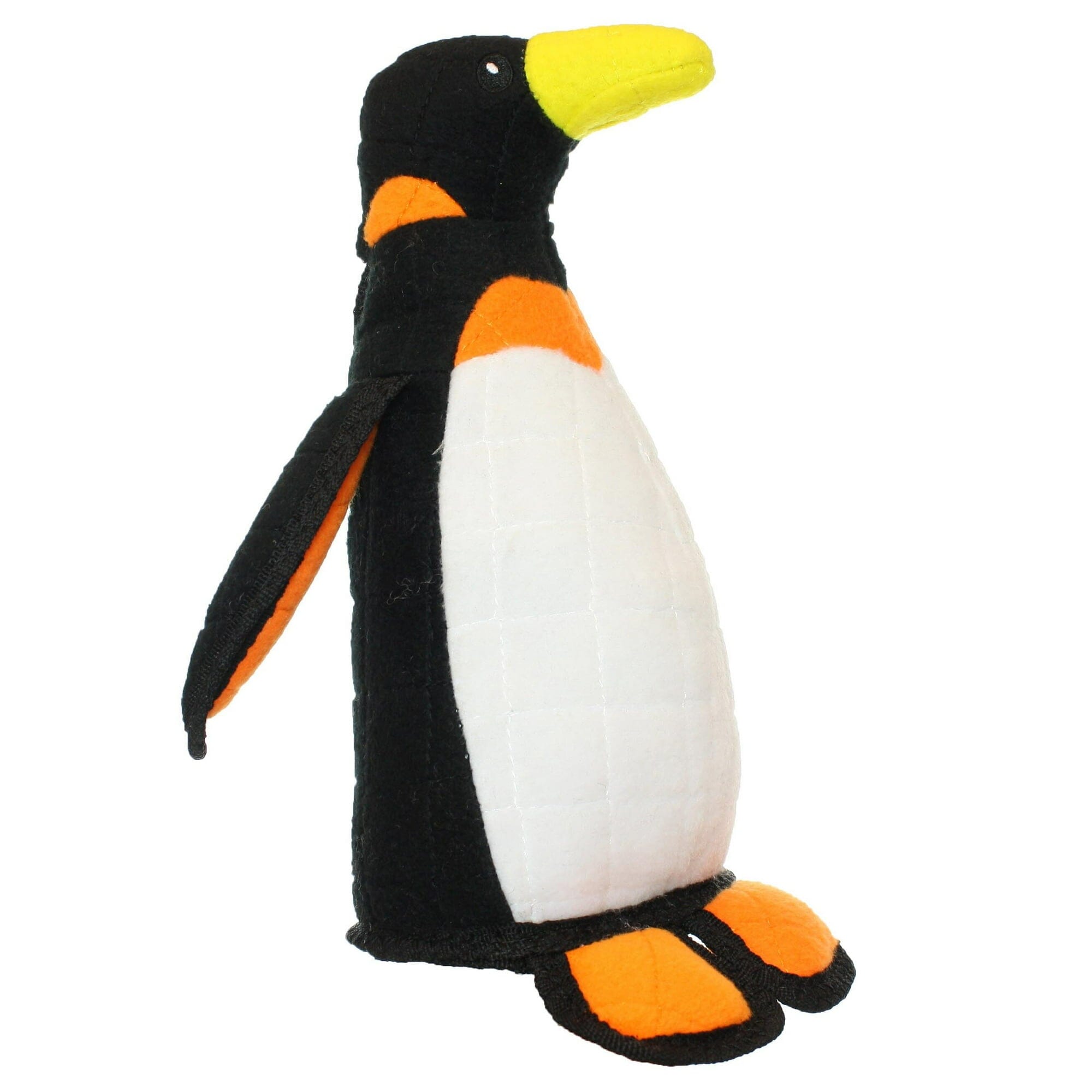 Tuffy Zoo Penguin Reinforced Durable Squeak and Floating Plush Dog Toy Default Title
