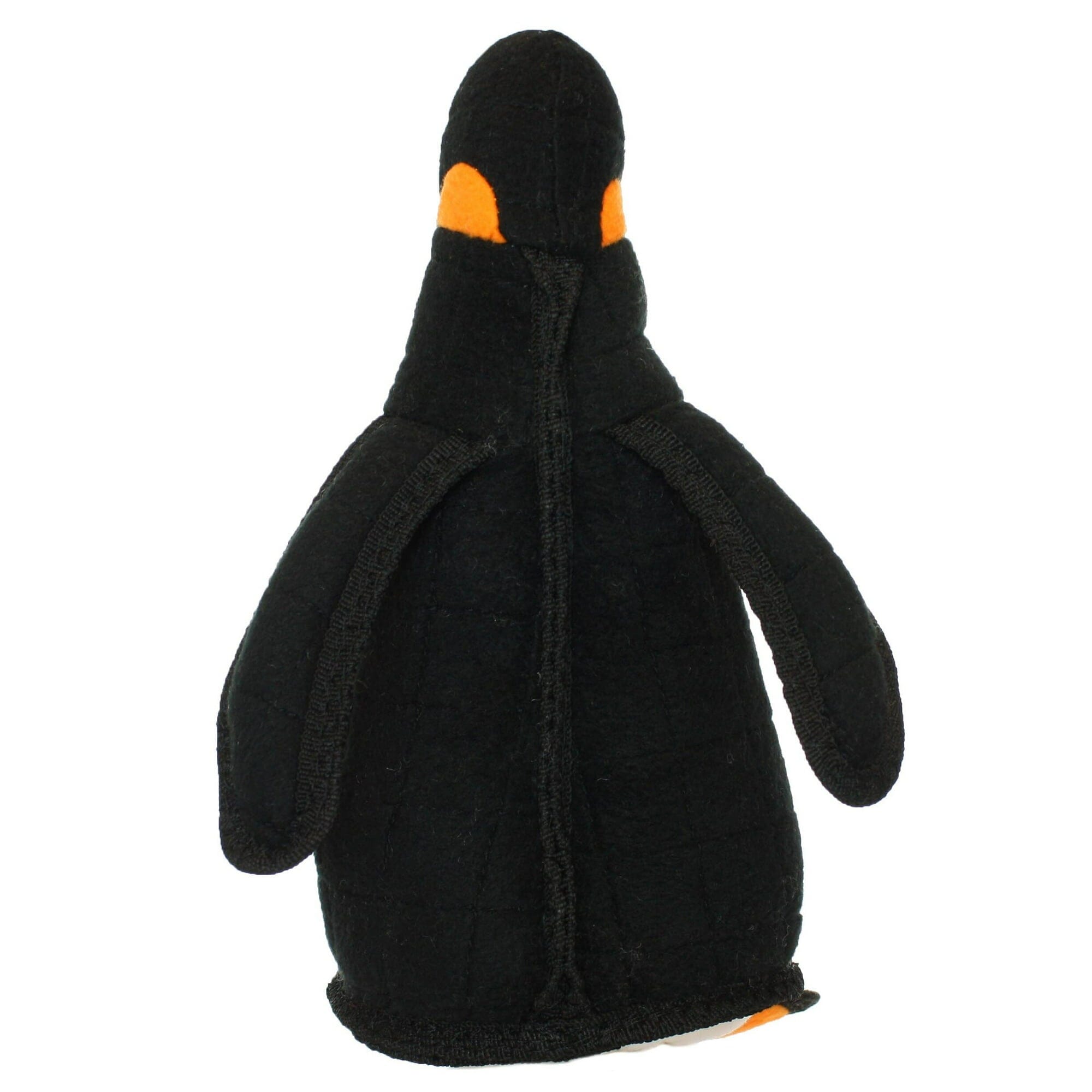 Tuffy Zoo Penguin Reinforced Durable Squeak and Floating Plush Dog Toy