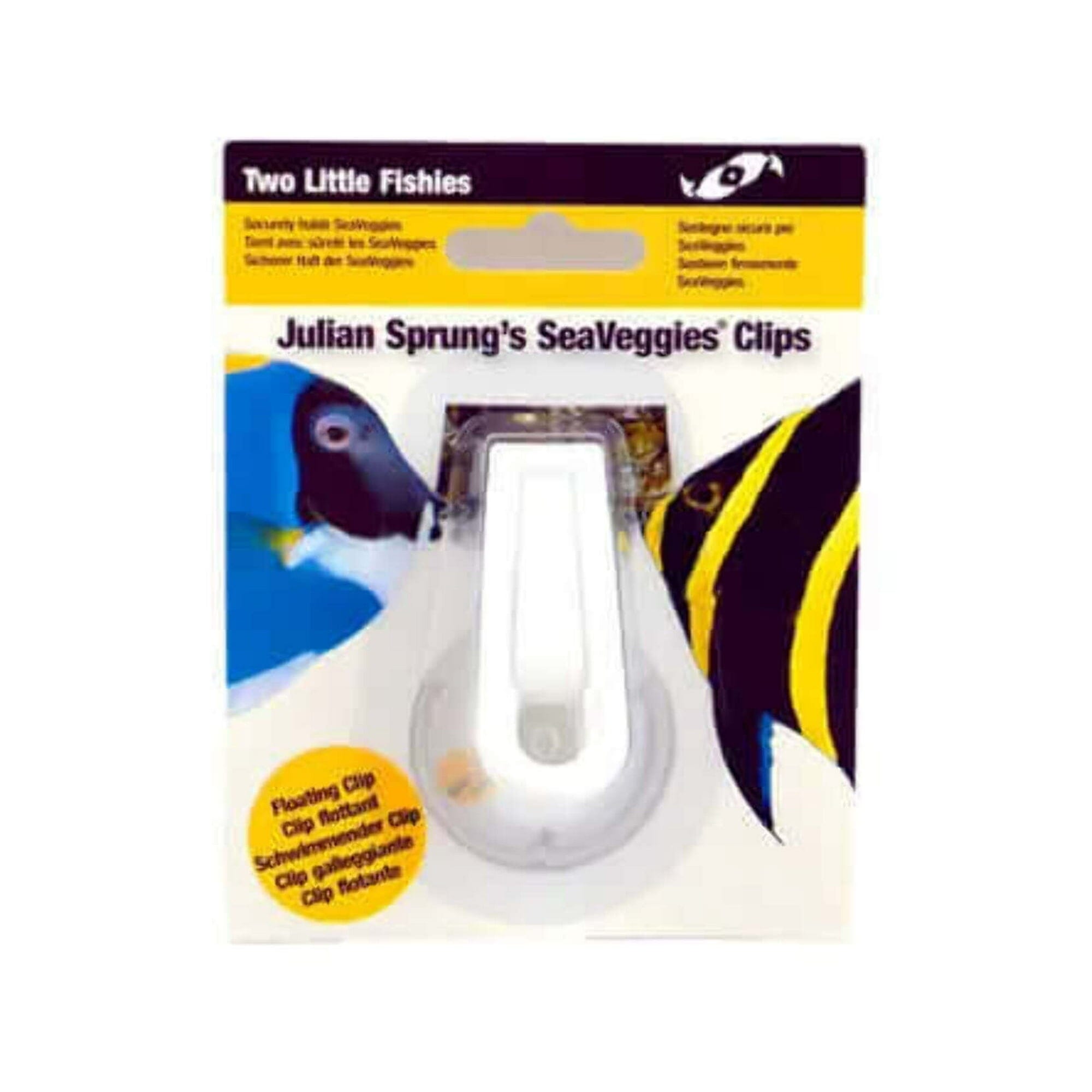 Two Little Fishies Sea Veggie Floating Clip with Suction Cup Aquarium Feeder Default Title