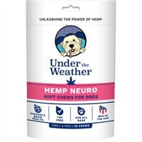 Under the Weather Hemp Chews Neuro Chewy Dog Supplements - 30 Count