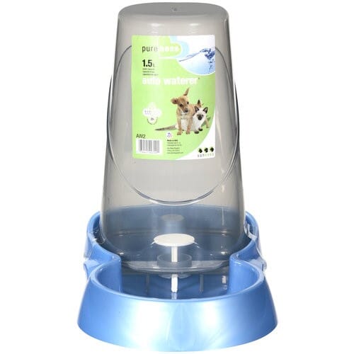 Van Ness Circular Bowl Auto Waterer Cat and Dog Water Feeder Extra Small - 1.5 Liters