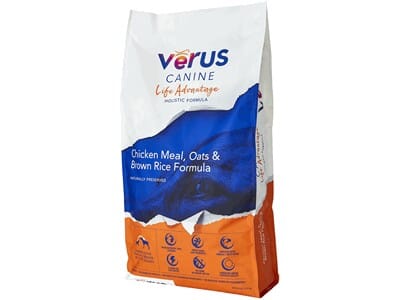 Verus Life Advantage Dry Dog Food Chicken Meal, Oats & Brown Rice Formula - 12 lb Bag  