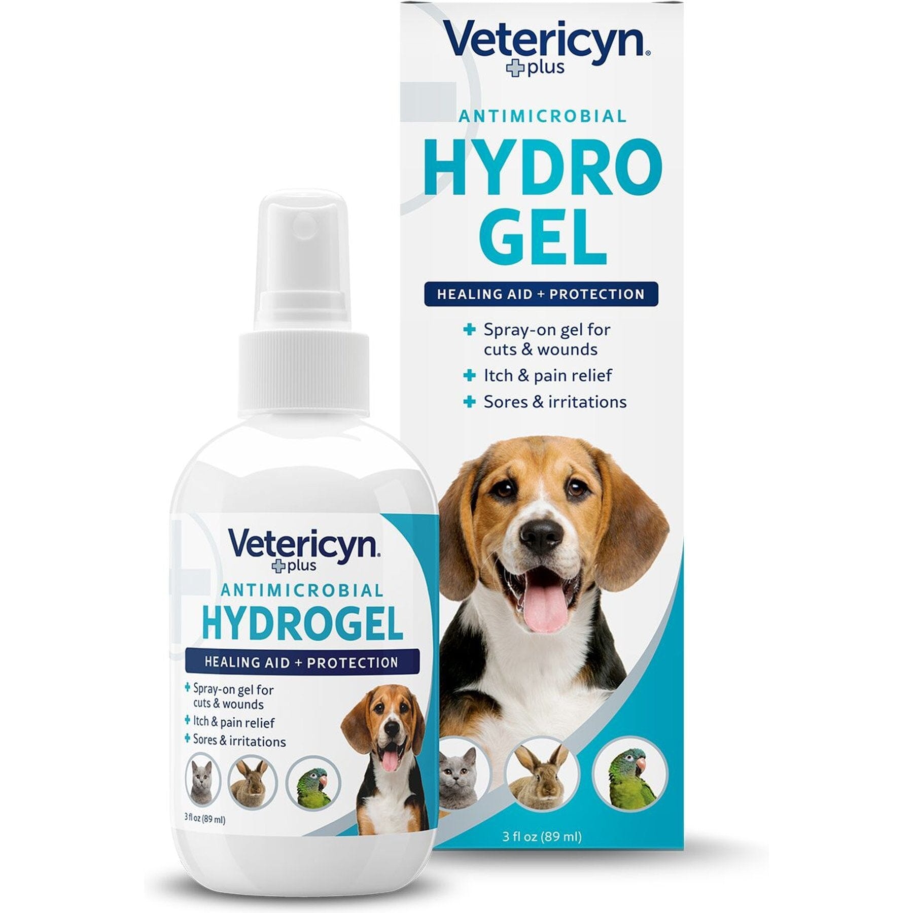 Vetericyn Plus Antimicrobial Hydrogel Veterinary Supplies Sprays/Daubers - 8 Oz