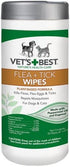 Vet's Best Cat and Dog Flea and Tick Wipes - 50 Count  