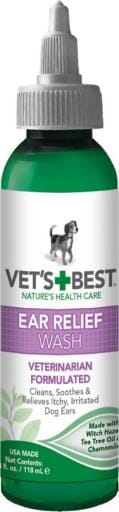 Vet's Best Dog and Cat Ear Wash Relief - 4 oz  