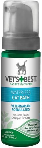 Vet's Best Dry Clean Waterless Bathing Cat Shampoo - 4 oz  