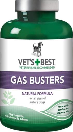 Vet's Best Gas Busters Dog Supplements - 90 Tablets  