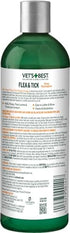 Vet's Best Natural Flea and Tick Cotton Spice Scent Plant-Based Dog Shampoo - 12 Oz