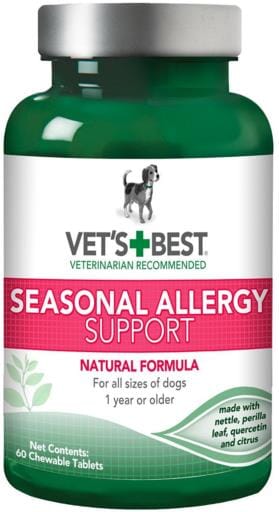 Vet's Best Seasonal Allergy Support Dog Supplements - 60 Tablets  