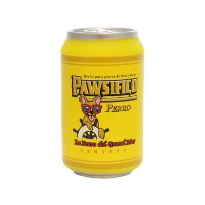 VIP Pet Products Silly Squeaker Beer Can Pawsifico Perro Squeak and Chew Dog Toy Default Title