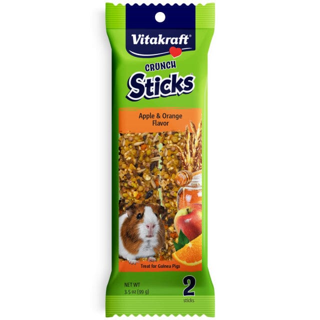Vitakraft Crunch Sticks - Apple & Orange Flavor Conure Treat - 3.5 oz