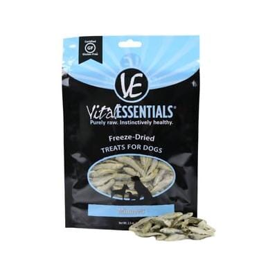 Vital Essentials Family Size Minnows Freeze-Dried Dog Treats - 2.5 Oz  