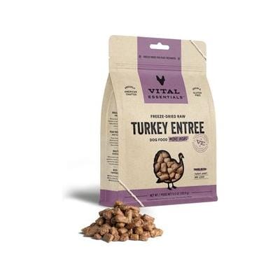 Vital Essential's Grain-Free Turkey Entrée Mini Nibs Freeze-Dried Dog Food - 5.5 Oz  
