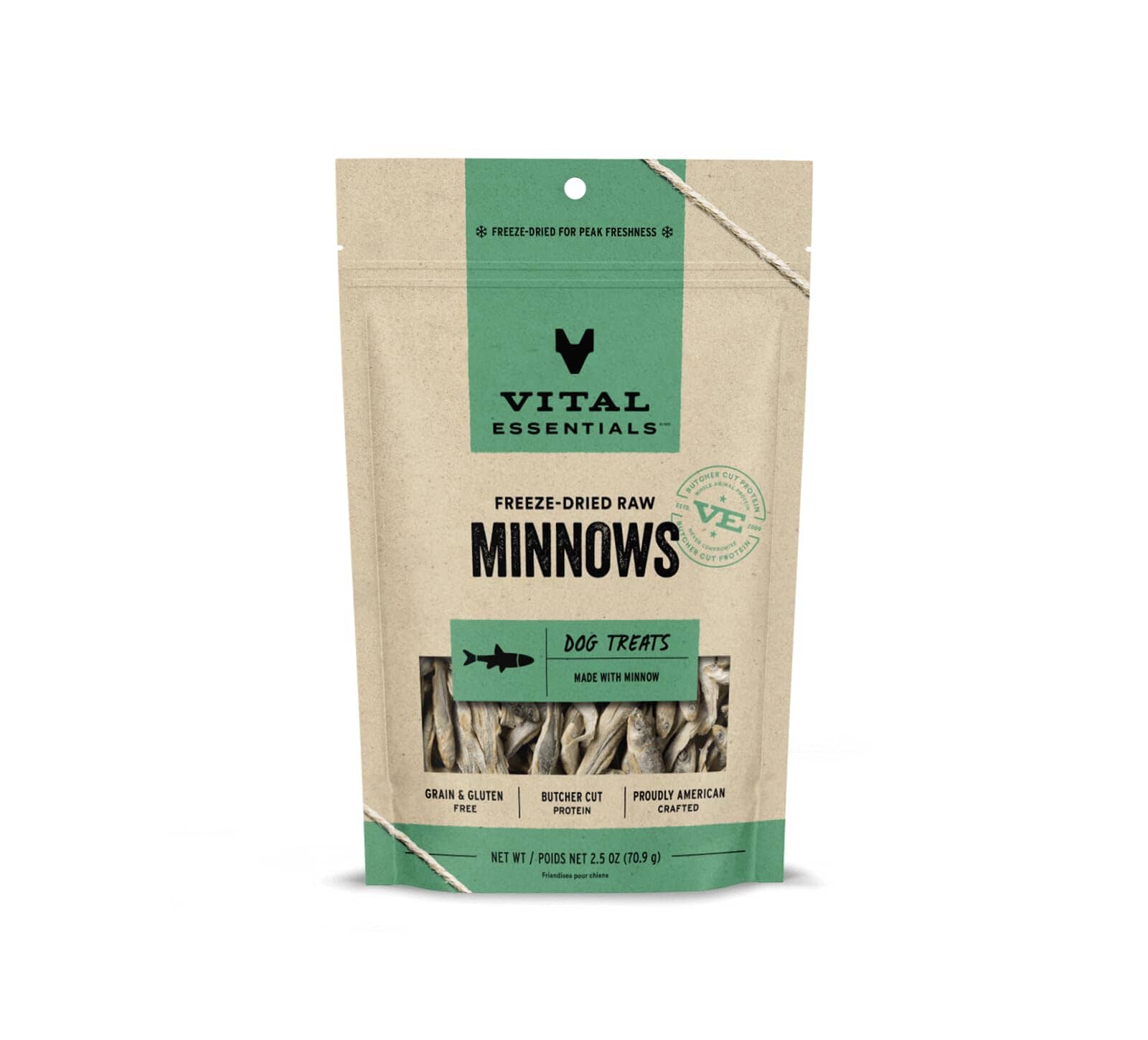 Vital Essentials Minnows Freeze-Dried Dog Treats - 1 Oz  