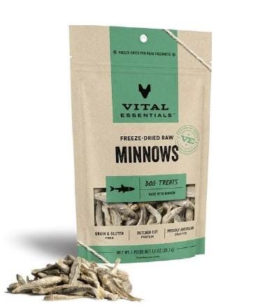 Vital Essentials Minnows Freeze-Dried Dog Treats - 1 Oz  