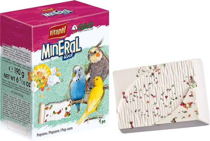 Vitapol Mineral Block for Birds - Popcorn - Large - 190 Gm