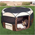Ware Deluxe Pop-Up Travel Collapsible Folding Dog Playpen with Zippered Entrance - Medium - L:48 X W:48 X H:28 Inches Default Title