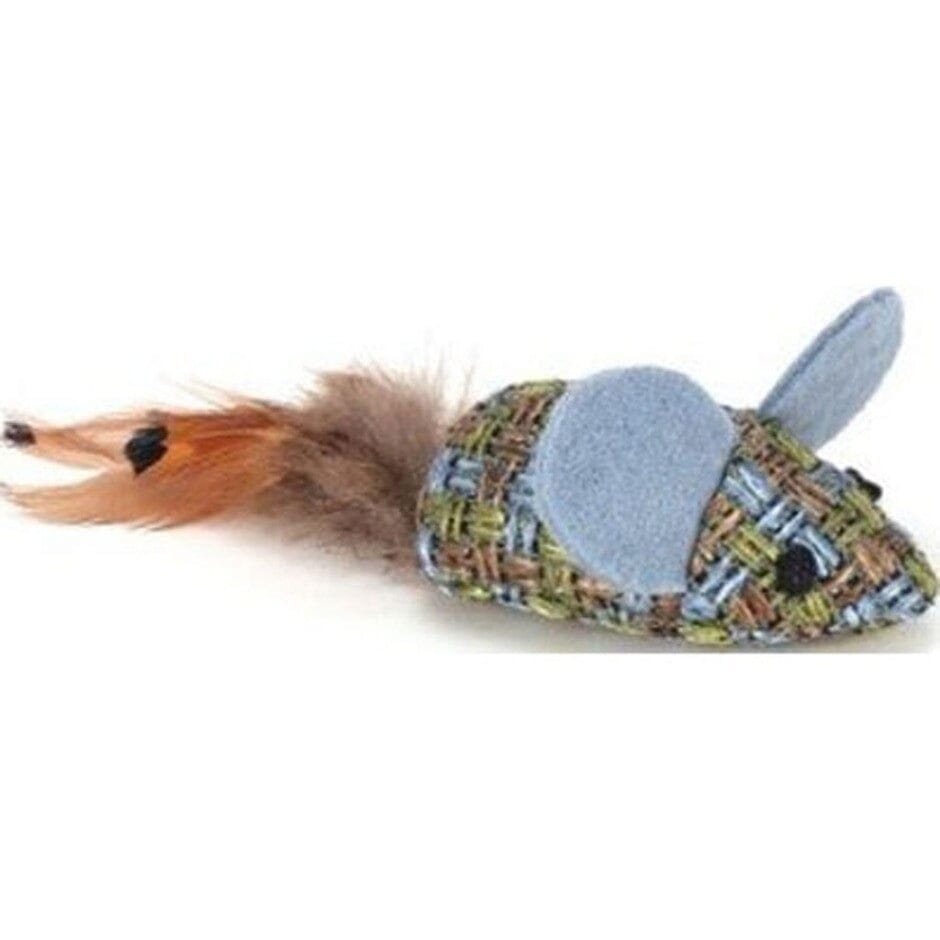 Ware Feather Mouse Plush Catnip Cat Toy Default Title