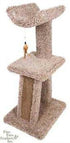 Ware Kitty Cradle Furniture Cat Condo with Corrugated Cat Scratching Post - L:20 X W:16 X H:41.75 Inches Default Title