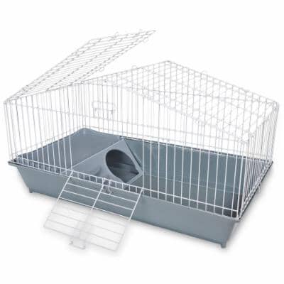 Ware My House Wired Metal and Plastic Guinea Pig Small Animal Cage - L:35.5 X W:17.25 X H:22 Inches Default Title