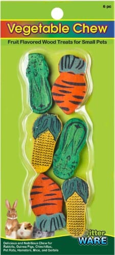 Ware Veggie Chew Small Animal Chewy Treats - Small - 6 Count