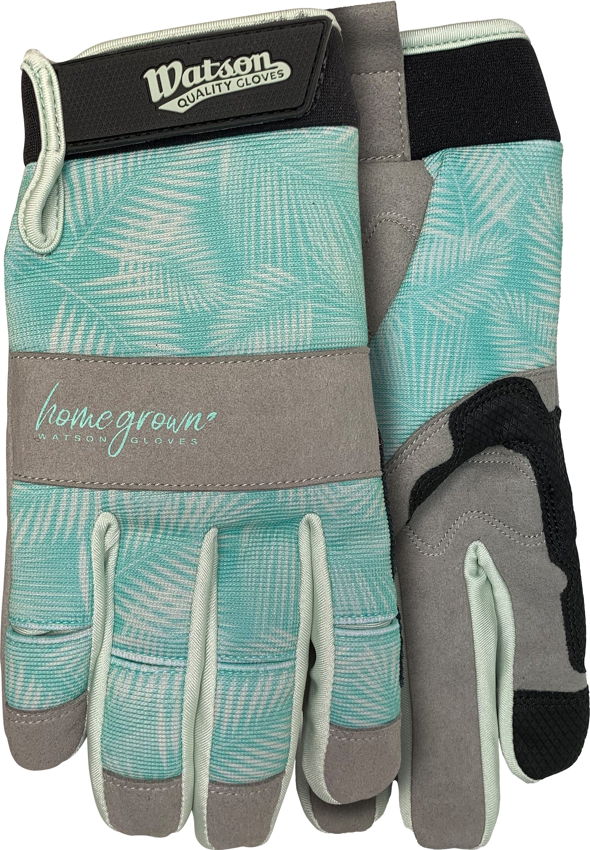 WATSON GLOVES LADYS FRESH AIR WASTENOT FABRIC - TEAL - MD
