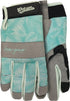 WATSON GLOVES LADYS FRESH AIR WASTENOT FABRIC - TEAL - MD